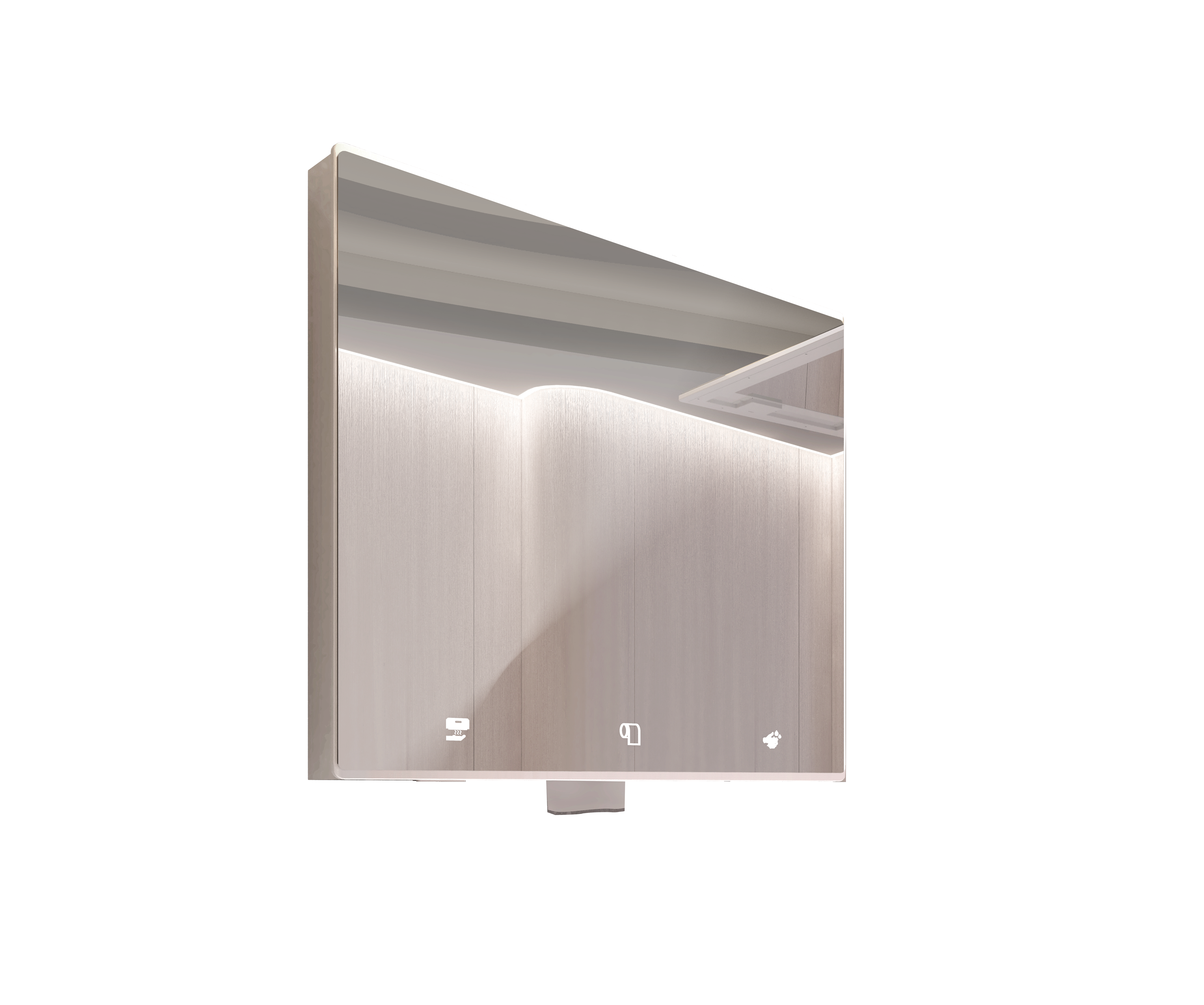 Intelligent integrated mirror cabinet